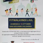 Fitwalking for Ail, la seconda edizione a San Giovanni Valdarno