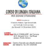 Corso di lingua italiana per donne straniere