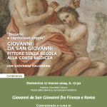 “Giovanni da San Giovanni fra Firenze e Roma”, a Palomar la conferenza di Andrea Baldinotti